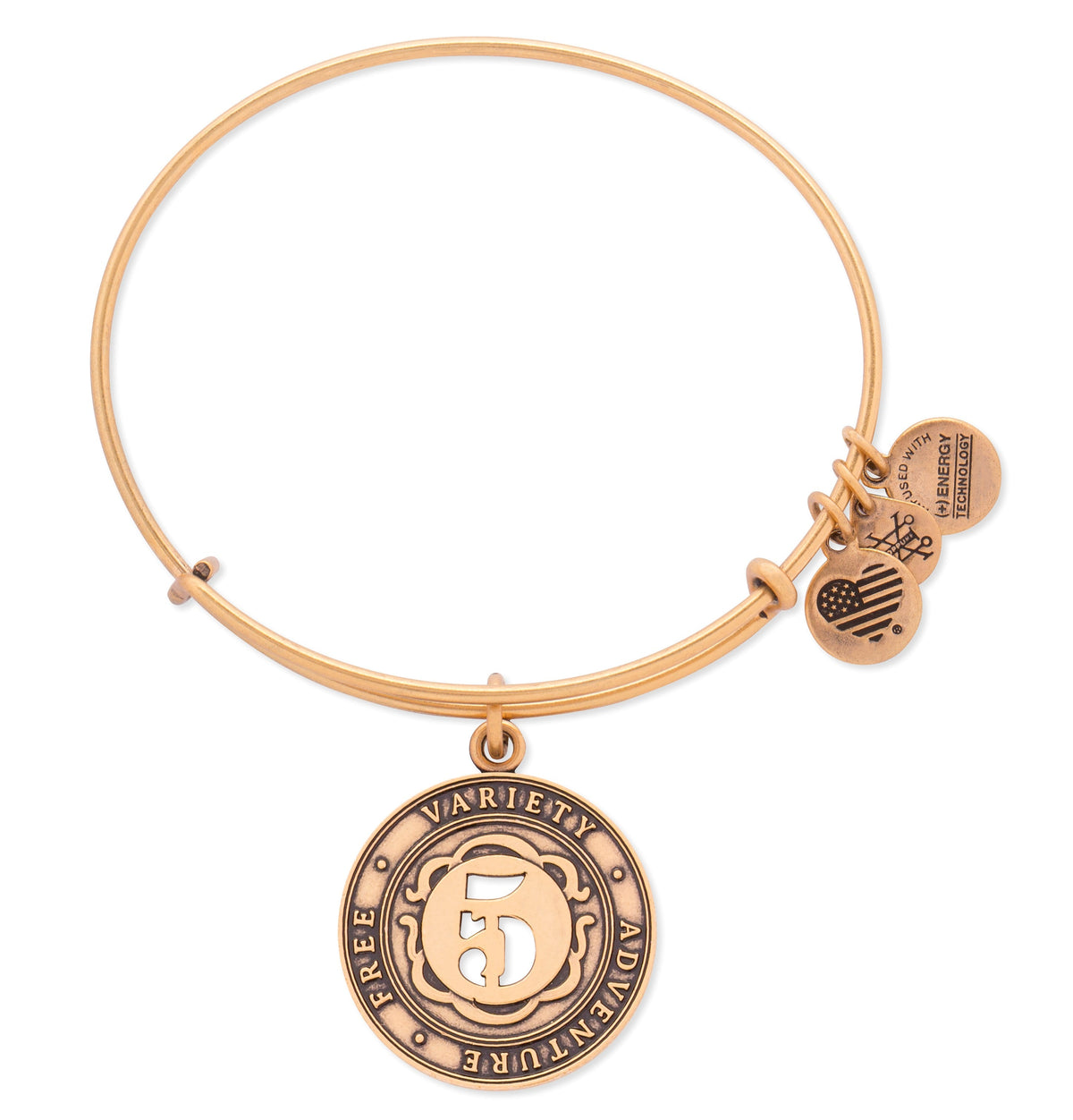 Number 2 Charm Bangle Bracelet | Grace, Comfort, and Sensitive