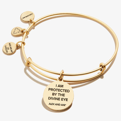Evil Eye + Sodalite Charm Bangle