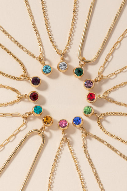 January Birthstone Interchangeable Charm