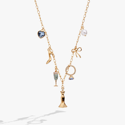 Bridal Multi-Charm Necklace