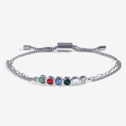 Friend Hidden Message Acrostic Bolo Bracelet