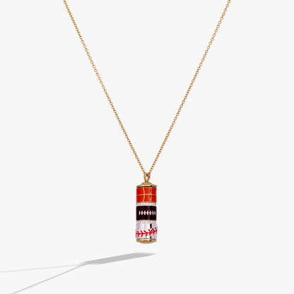 Game On Spinner Pendant