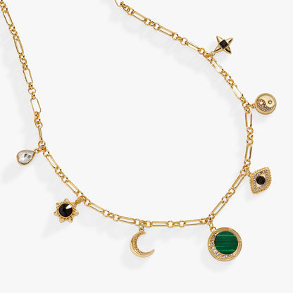 Malachite Charm Necklace